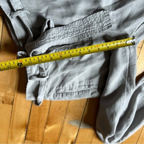 Aritzia Wilfred Jallade Grey Linen Blend Pants - Picture 11 of 12